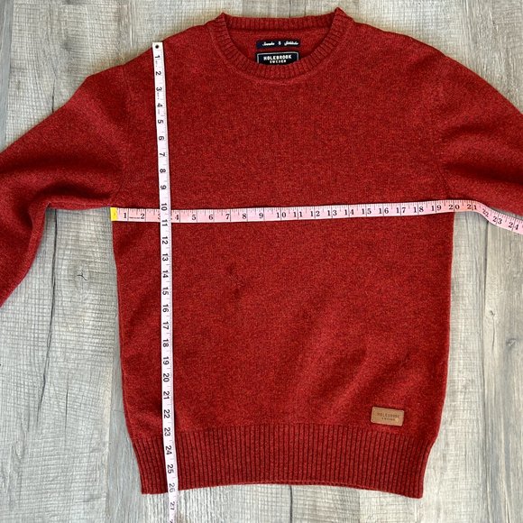Holebrook Sweden 100% Lambswool Crewneck Sweater (size M) - Picture 8 of 10